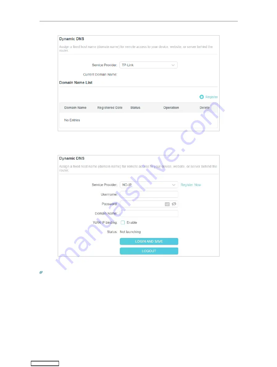 TP-Link Archer AX1500 User Manual Download Page 67