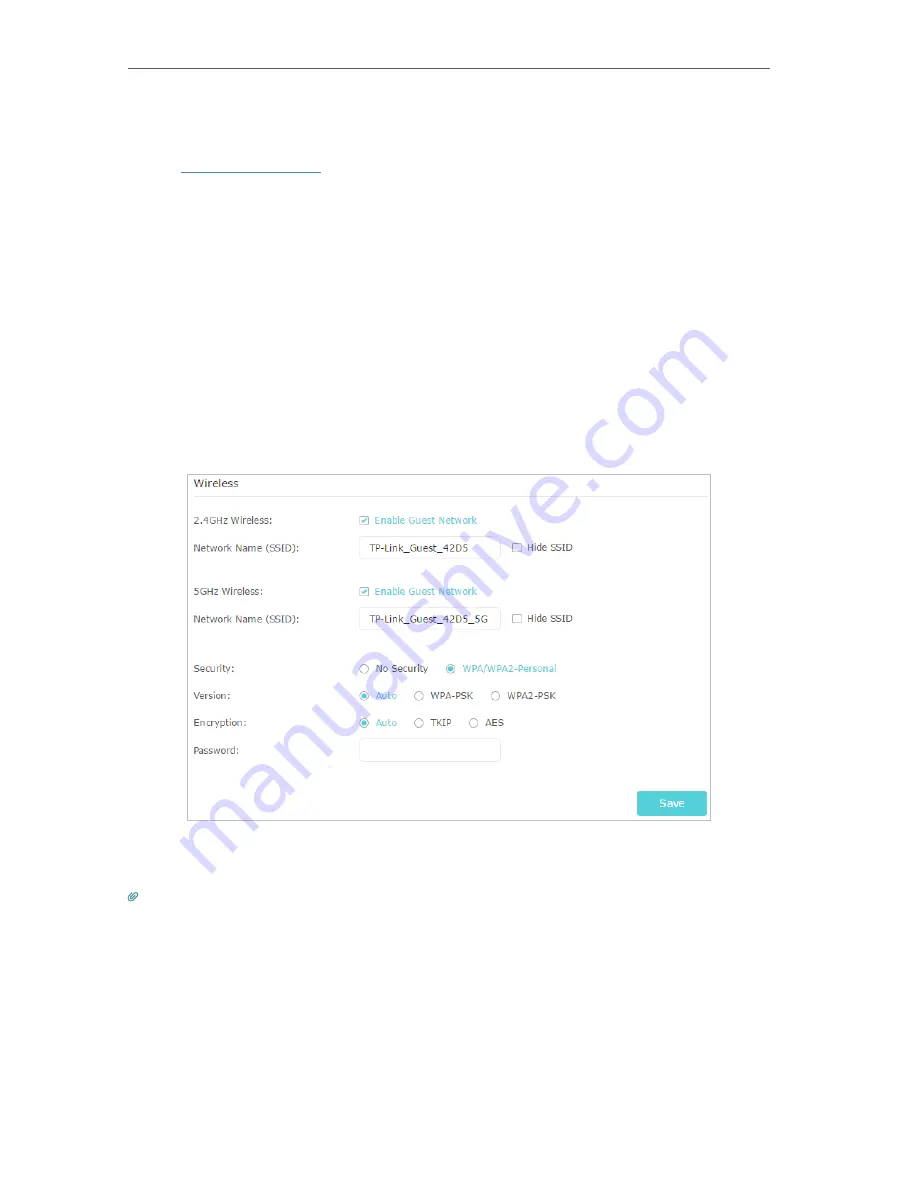 TP-Link Archer AX600 User Manual Download Page 33