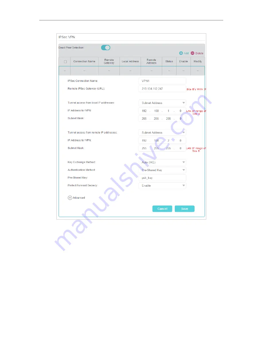 TP-Link Archer VR300 User Manual Download Page 55