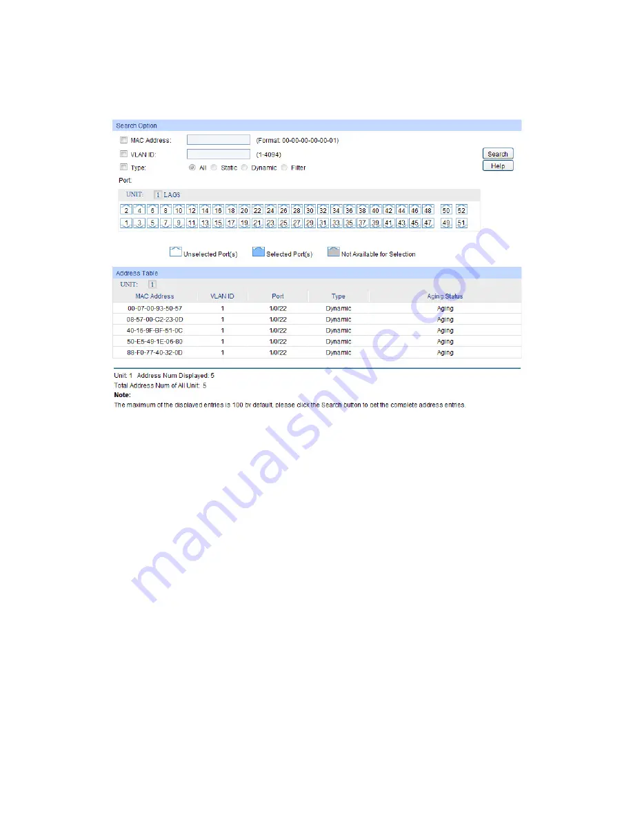 TP-Link JetStream T1600G-28PS User Manual Download Page 72