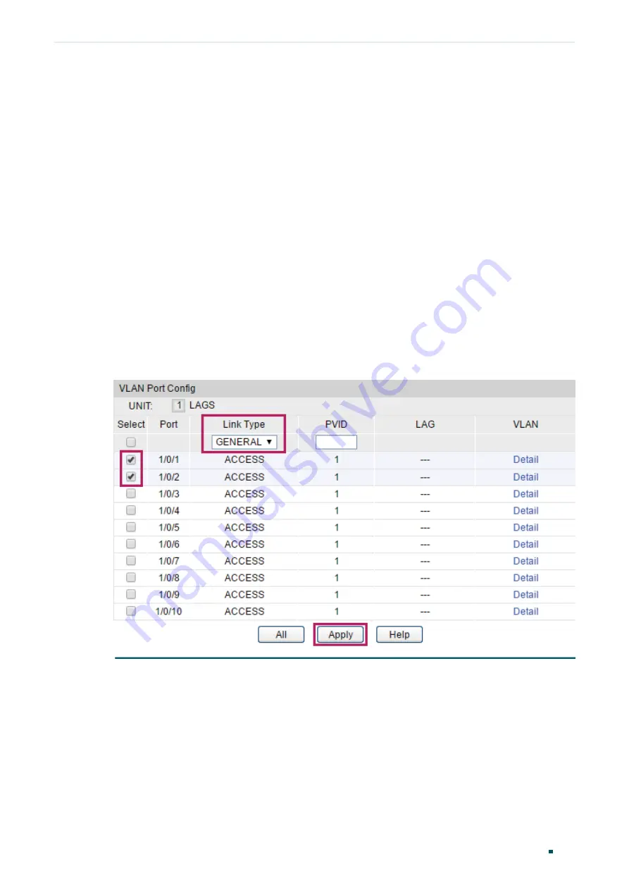 TP-Link T2500G-10MPS User Manual Download Page 224