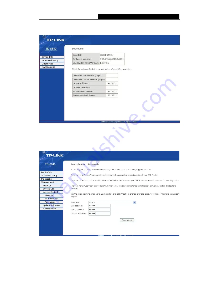 TP-Link TD-8840 User Manual Download Page 11