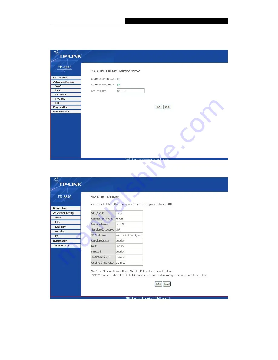 TP-Link TD-8840 User Manual Download Page 16