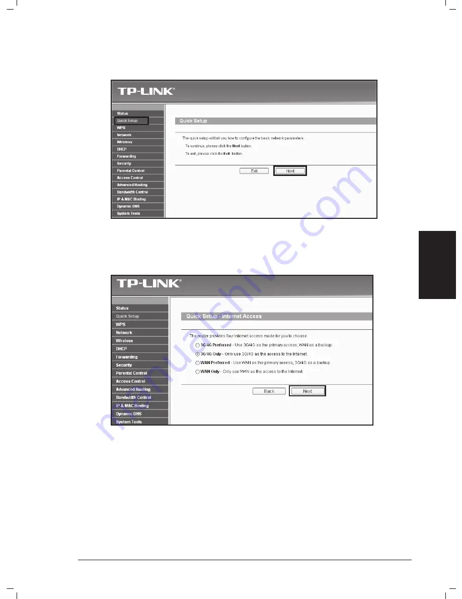 TP-Link TL-MR3220 Quick Installation Manual Download Page 69