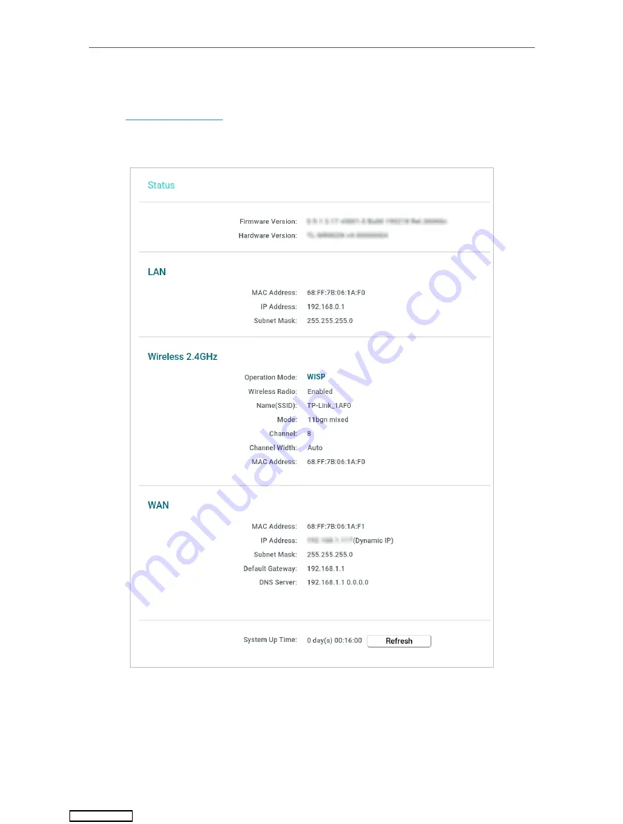 TP-Link TL-WR802N Скачать руководство пользователя страница 70