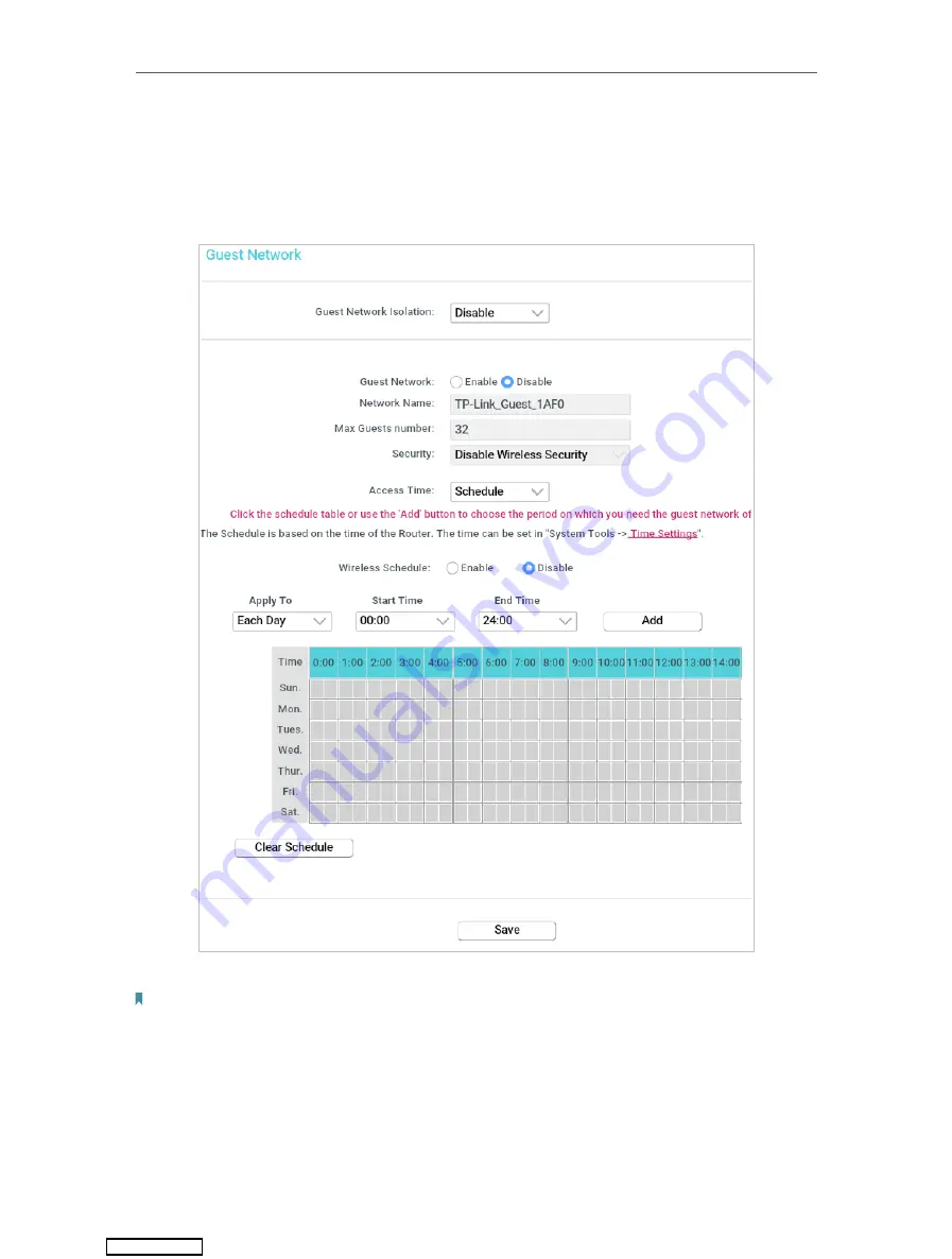 TP-Link TL-WR802N User Manual Download Page 136