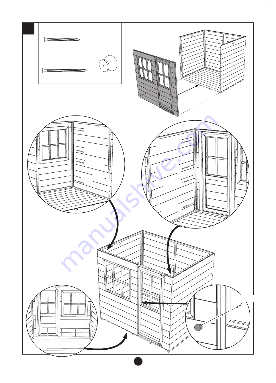 TP Toys active fun Hideaway House Instructions For Assembly, Maintenance And Safe Use Download Page 10