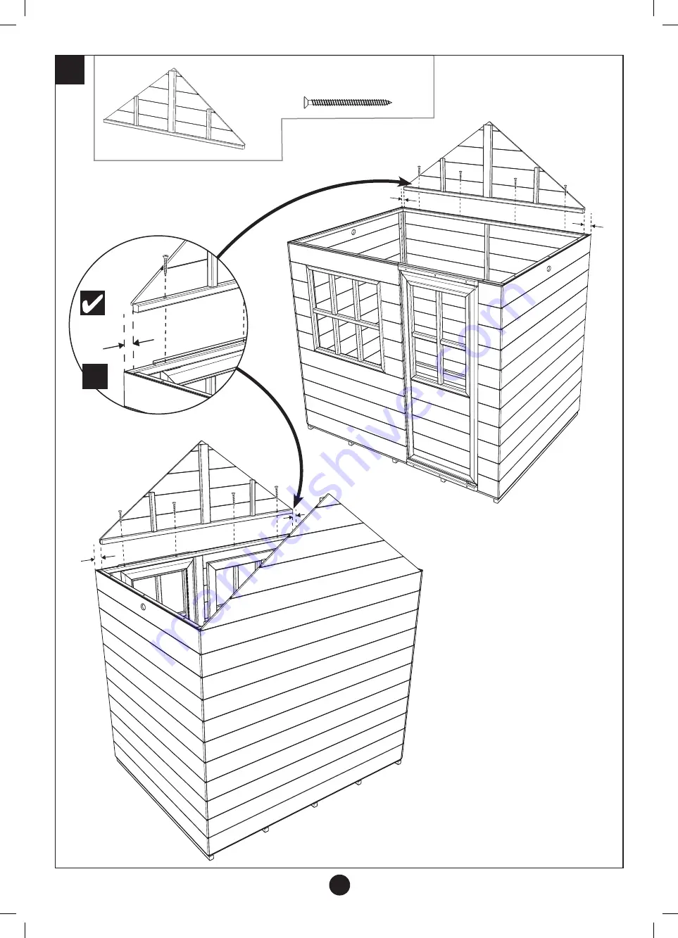 TP Toys active fun Hideaway House Instructions For Assembly, Maintenance And Safe Use Download Page 11