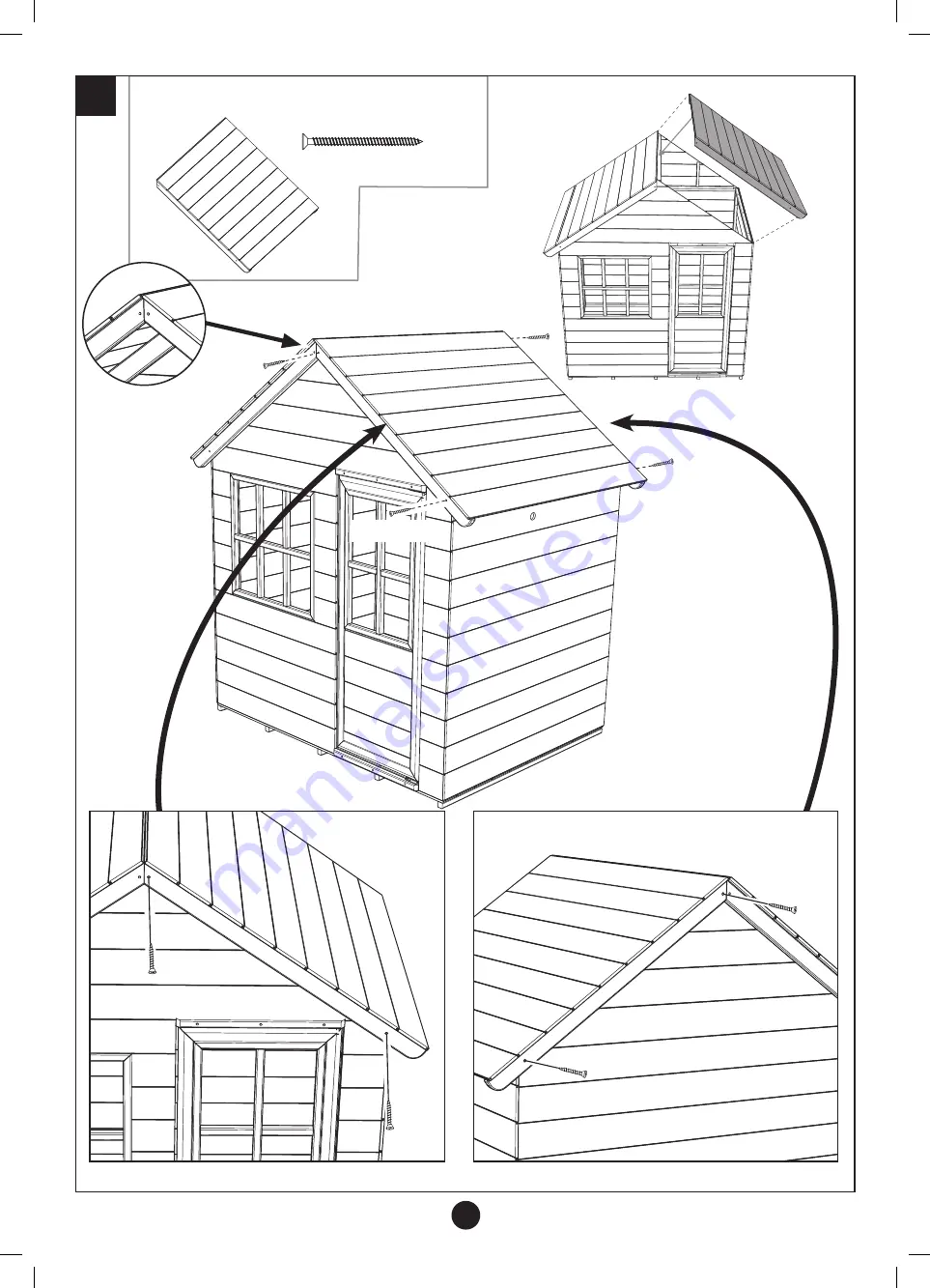 TP Toys active fun Hideaway House Instructions For Assembly, Maintenance And Safe Use Download Page 13