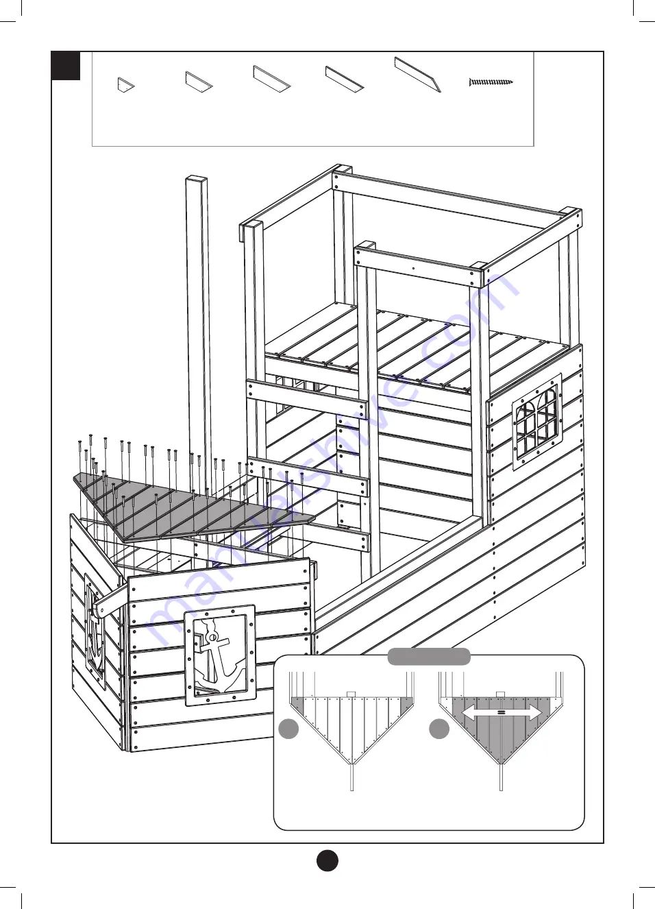 TP Toys active fun Pirate Galleon Instructions For Assembly, Maintenance And Safe Use Download Page 21