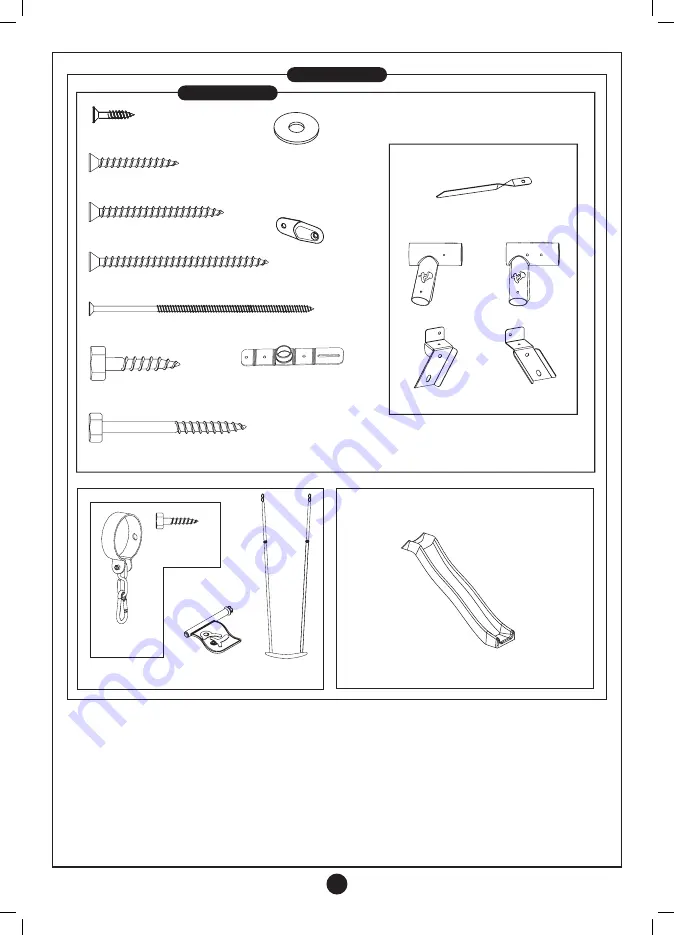 TP Robin Wooden Single Swing Set and Slide Instructions For Assembly, Maintenance And Safe Use Download Page 13