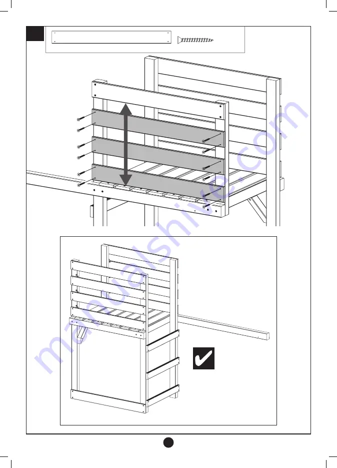 TP Robin Wooden Single Swing Set and Slide Instructions For Assembly, Maintenance And Safe Use Download Page 21