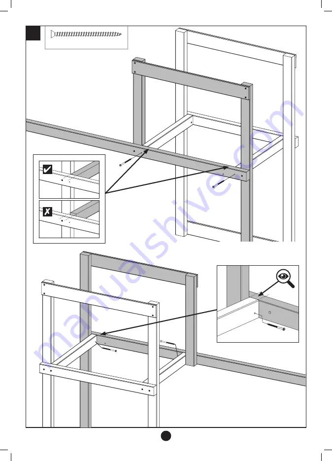 TP Robin Wooden Single Swing Set and Slide Instructions For Assembly, Maintenance And Safe Use Download Page 25