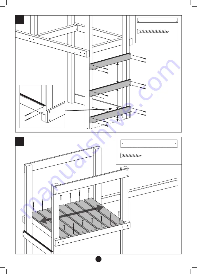 TP Robin Wooden Single Swing Set and Slide Instructions For Assembly, Maintenance And Safe Use Download Page 26