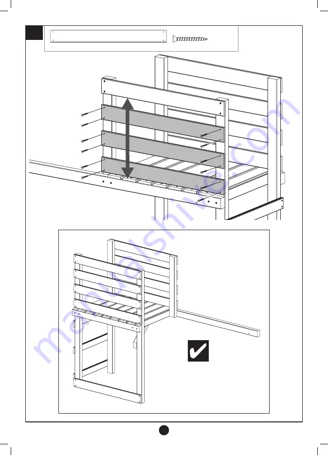 TP Robin Wooden Single Swing Set and Slide Instructions For Assembly, Maintenance And Safe Use Download Page 28