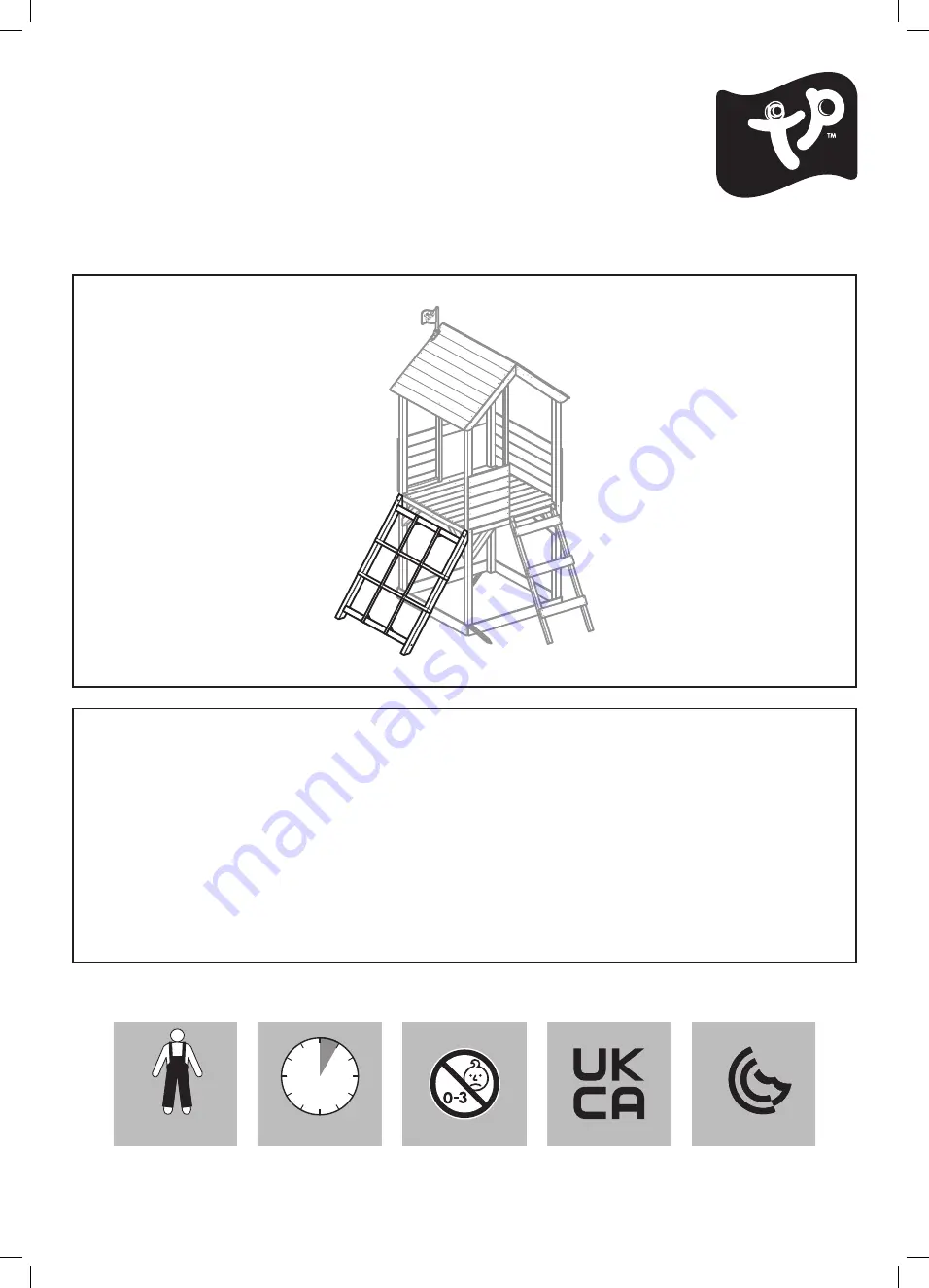 TP Treehouse Cargo Net TP659 Instructions For Assembly, Maintenance And Safe Use Download Page 1