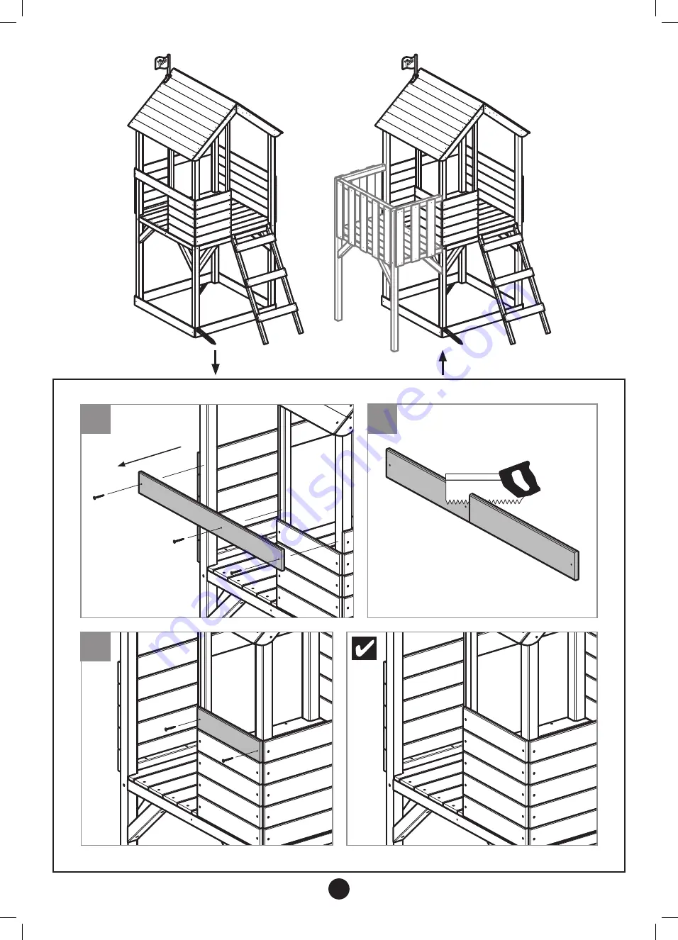 TP Treehouse Wooden Balcony TP661 Скачать руководство пользователя страница 10