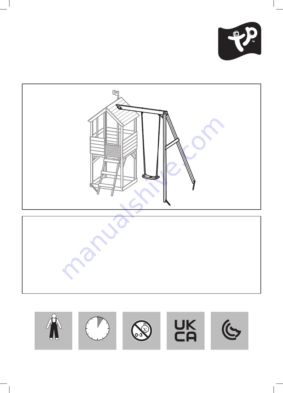 TP Treehouse Wooden Swing Arm TP657 Скачать руководство пользователя страница 1