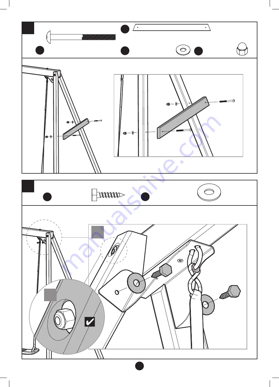 TP Treehouse Wooden Swing Arm TP657 Instructions For Assembly, Maintenance And Safe Use Download Page 12