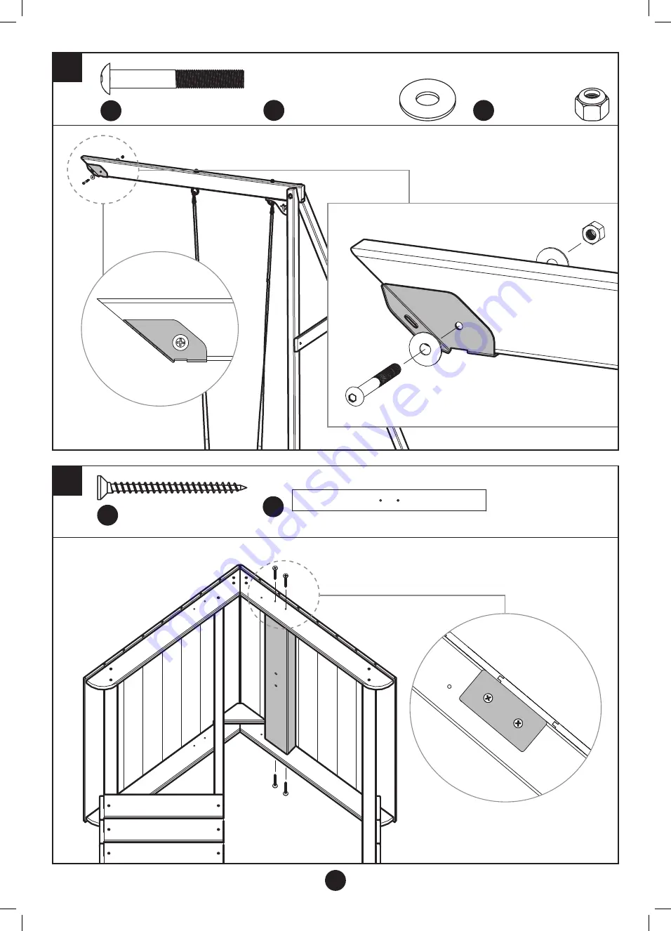 TP Treehouse Wooden Swing Arm TP657 Instructions For Assembly, Maintenance And Safe Use Download Page 13