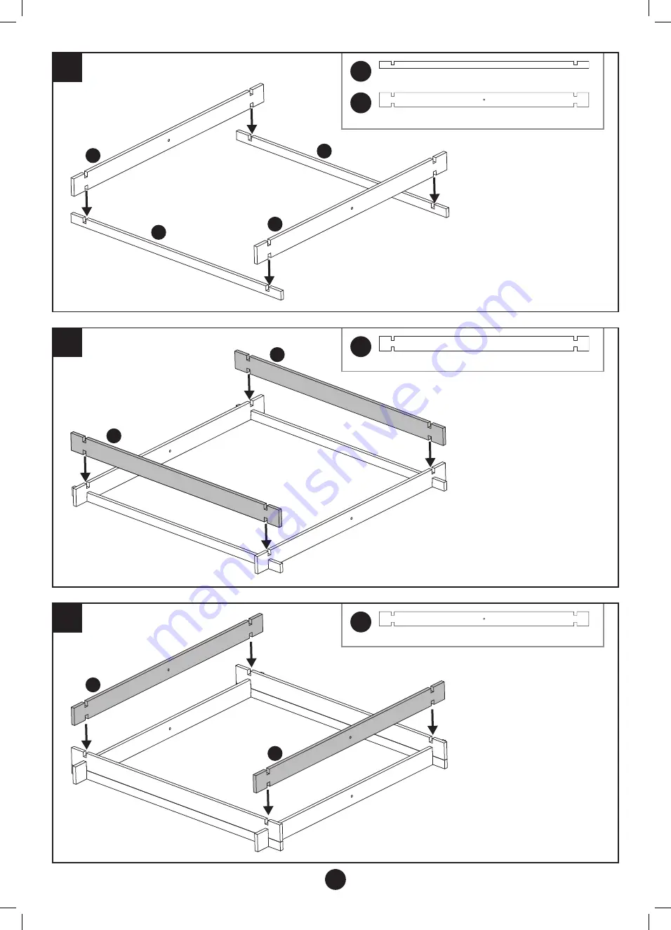 TP Wooden Sandpit with Sun Canopy TP275 Скачать руководство пользователя страница 9