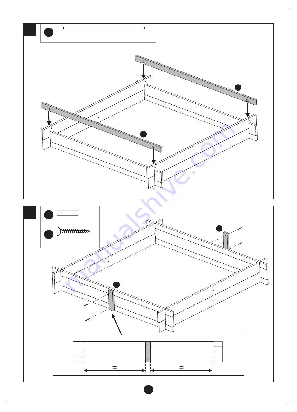 TP Wooden Sandpit with Sun Canopy TP275 Скачать руководство пользователя страница 10