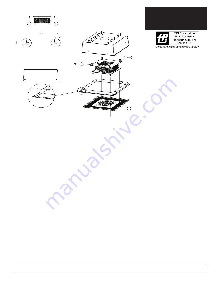 TPI 3480/RCH Series Скачать руководство пользователя страница 1