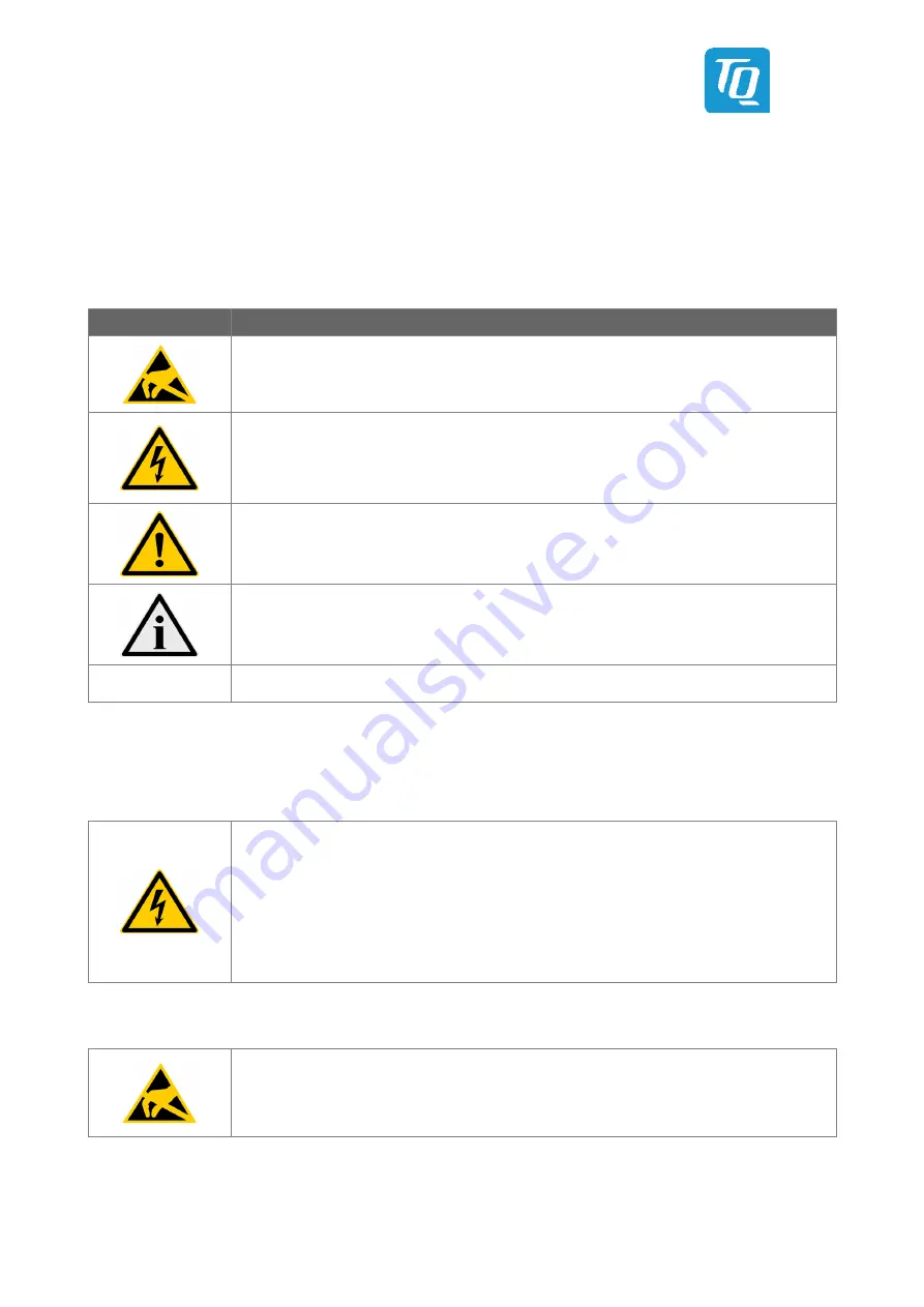 TQ-Systems TQMa6x User Manual Download Page 8