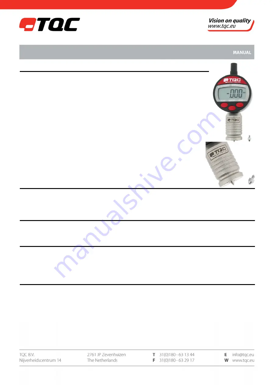 TQC SP7316 Manual Download Page 11