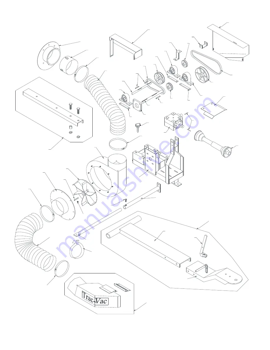 Trac Vac 858-RH Operating And Assembly Manual Download Page 3