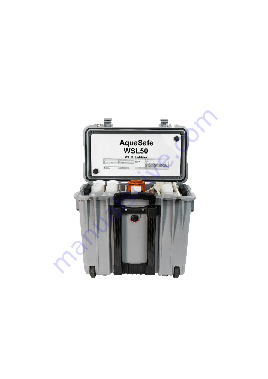 Trace2O AquaSafe WSL50 Instruction Manual Download Page 3