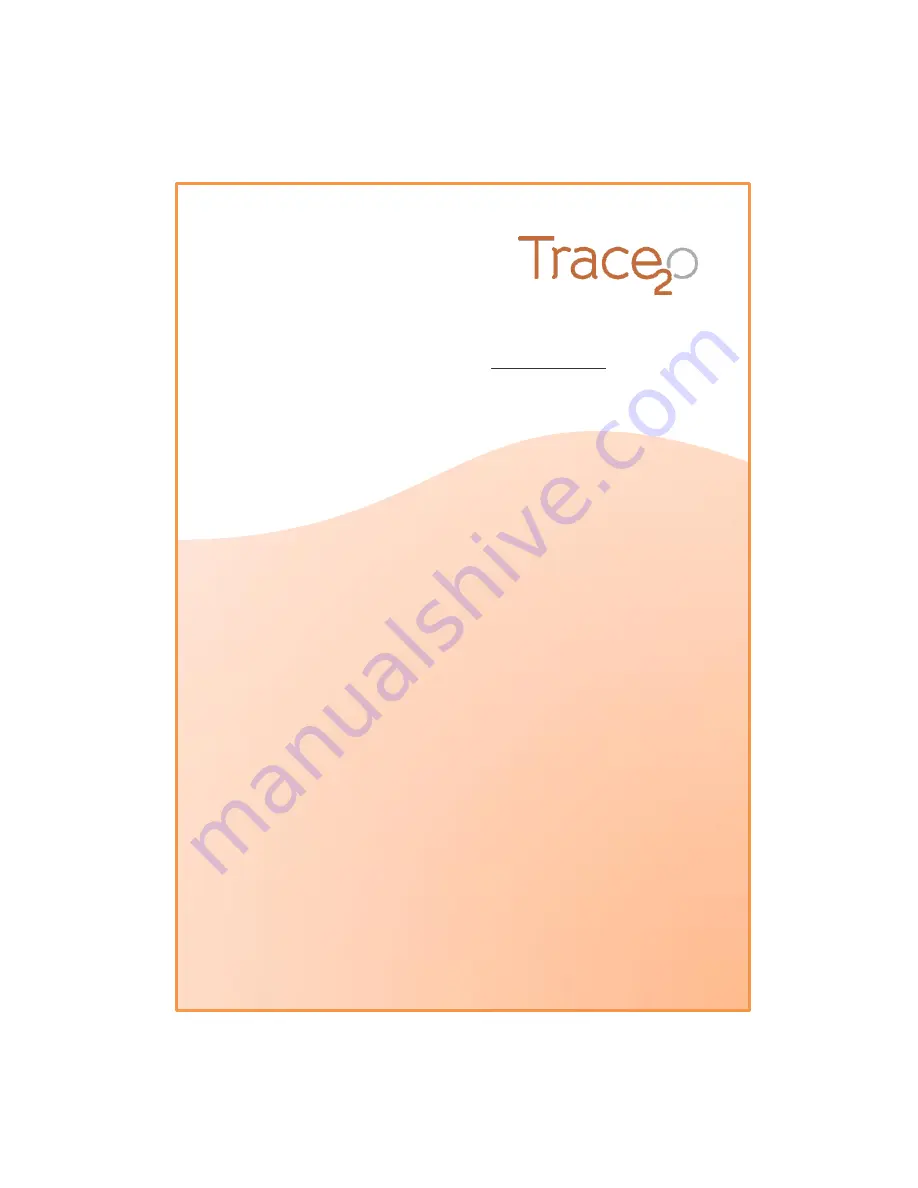 Trace2O OMAS Manual Download Page 1