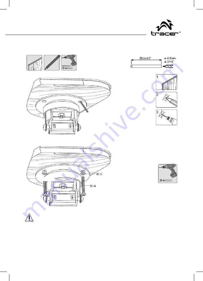 Tracer Projector Ceiling Mount Скачать руководство пользователя страница 5