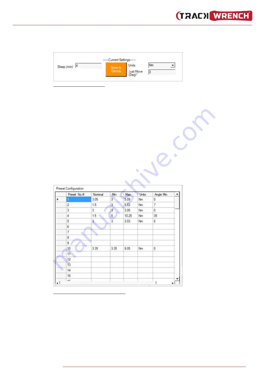 Track Wrench BlueTorq Auditor Operating Manual Download Page 21