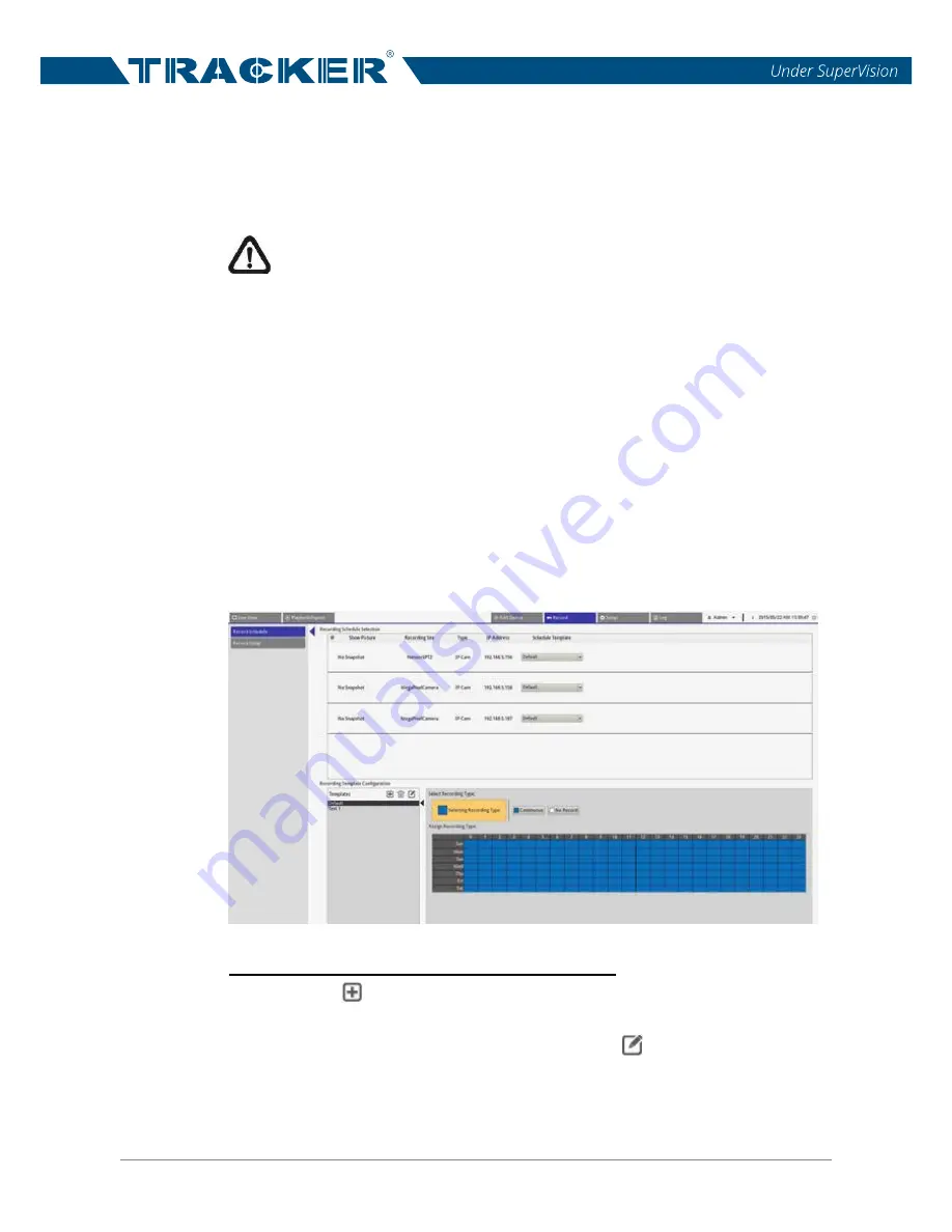 Tracker NVR1641 User Manual Download Page 44