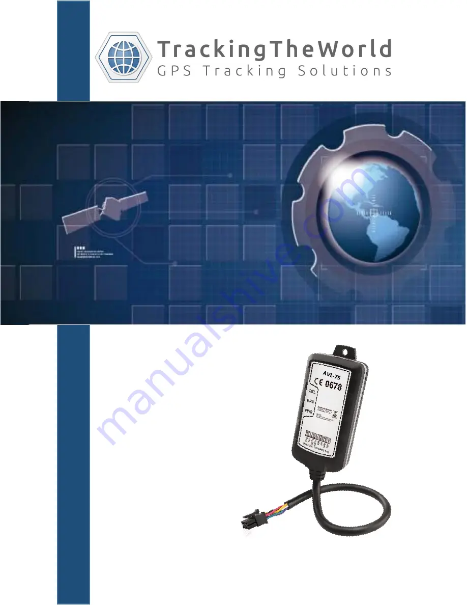 Tracking The World AVL-75 User Manual Download Page 1