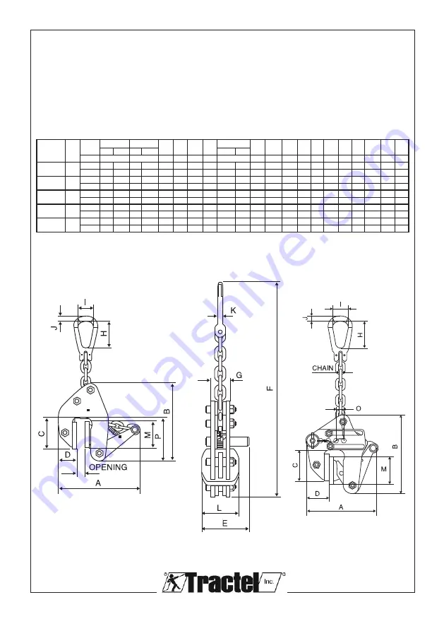 Tractel 50238 Скачать руководство пользователя страница 15