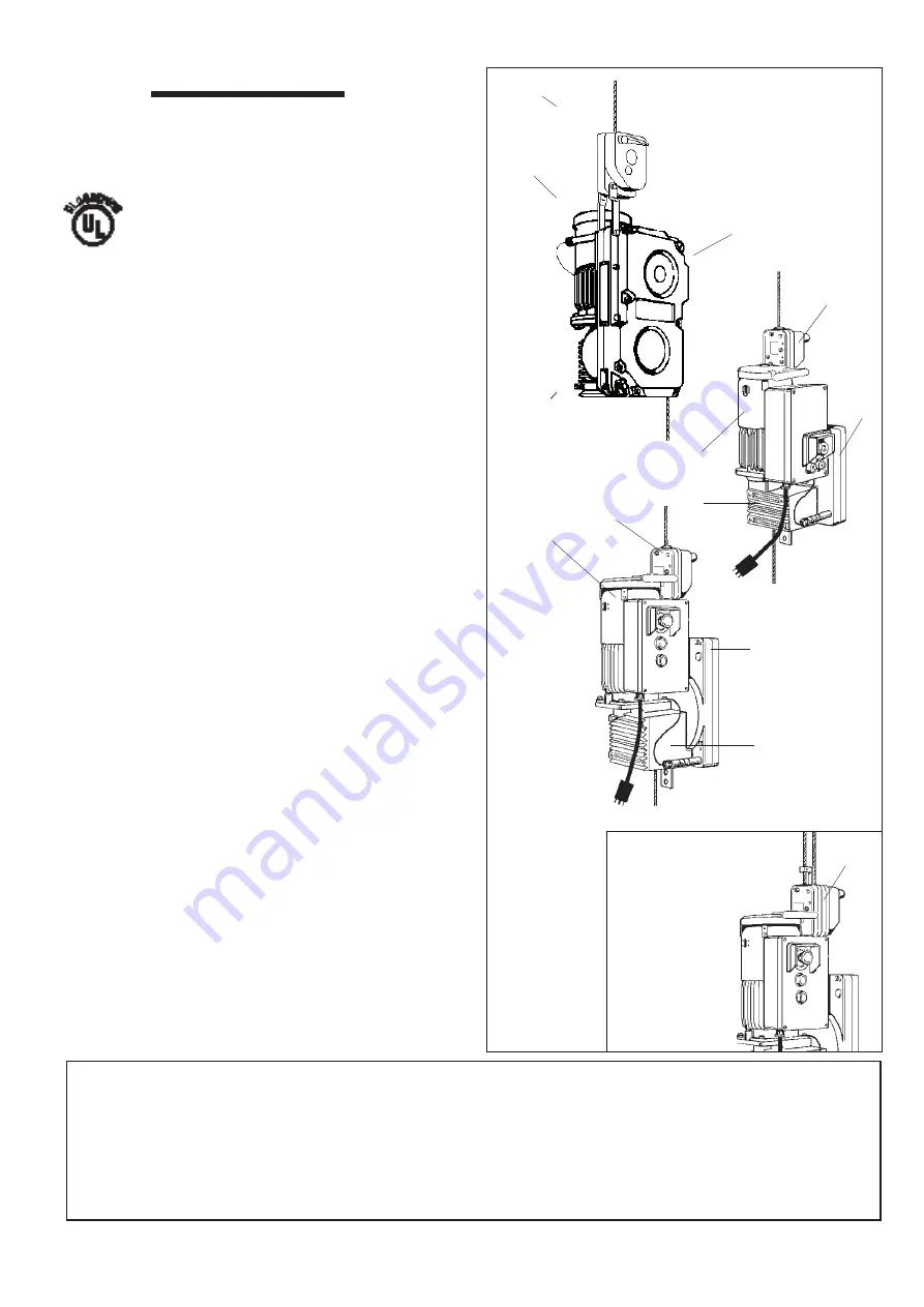 Tractel Tirak Blocstop BSO XE 1020 P Скачать руководство пользователя страница 3