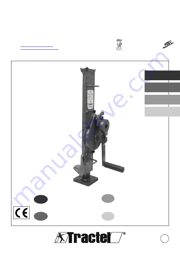 Tractel Top 1.5 t Скачать руководство пользователя страница 1