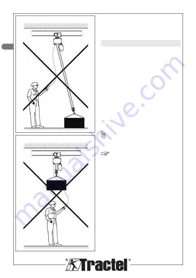 Tractel tralift TT Installation, Operating And Maintenance Manual Download Page 48