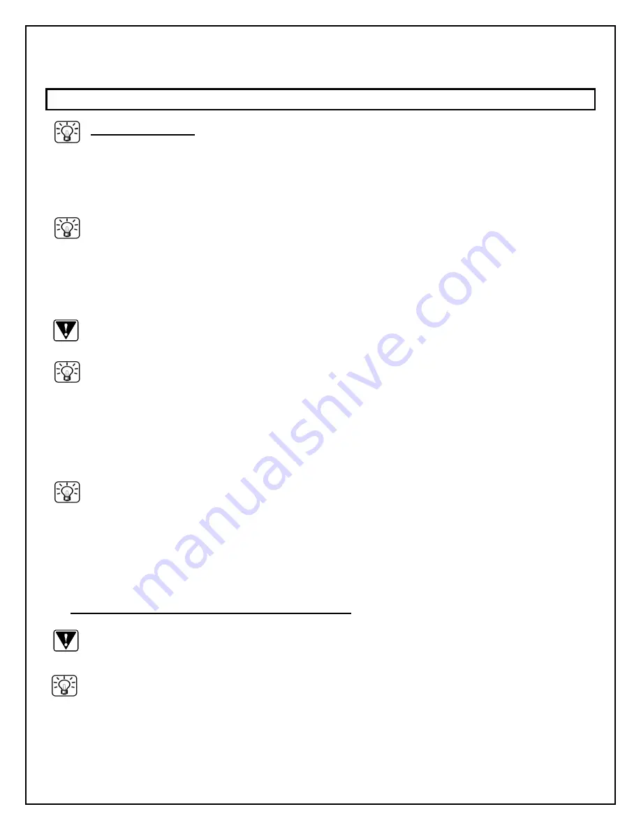 Trade-wind H3200 Series Installation Instructions & Use & Care Manual Download Page 7