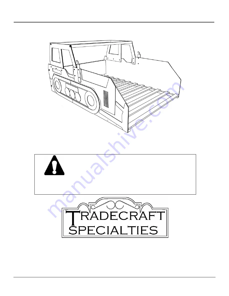 Tradecraft Specialties BULLDOZ-8 Instruction Manual Download Page 1