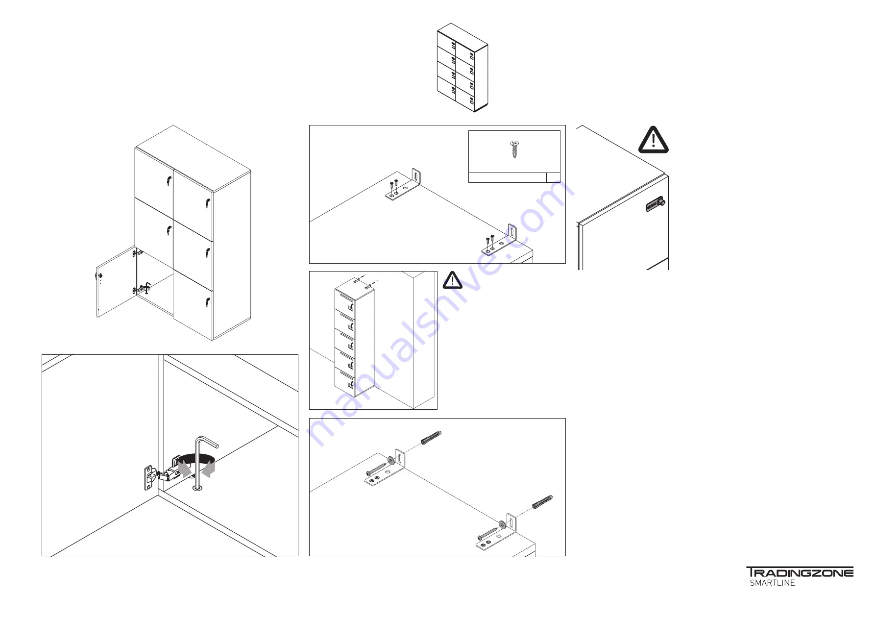 TRADINGZONE SMARTLINE LOCKER S Скачать руководство пользователя страница 1