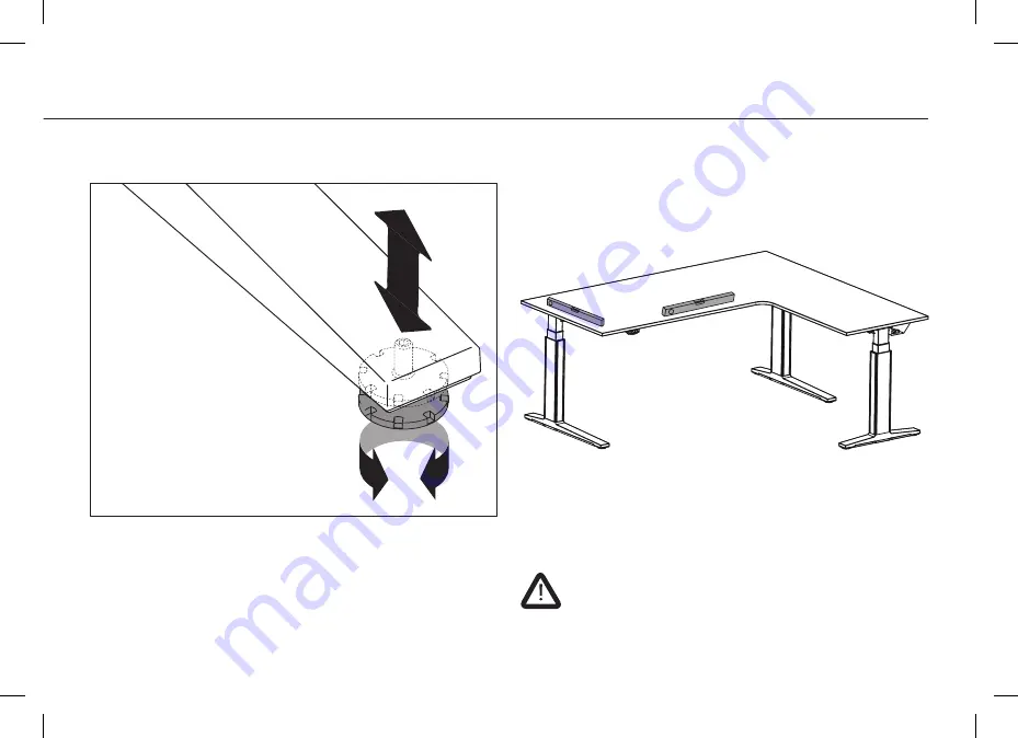 TRADINGZONE SMARTLINE SITTING/STANDING CORNER TABLE STESI Скачать руководство пользователя страница 13