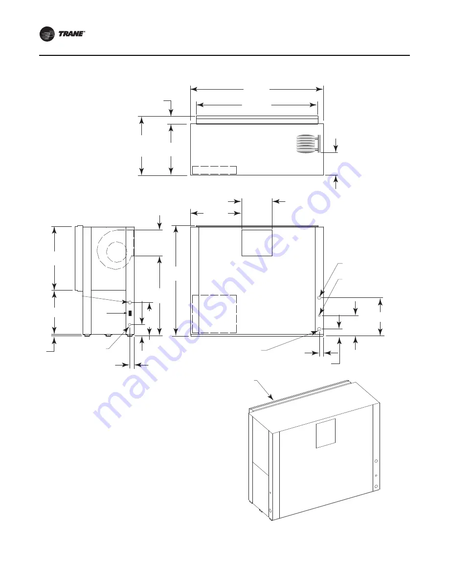 Trane Technologies Axiom EXH Series Скачать руководство пользователя страница 38