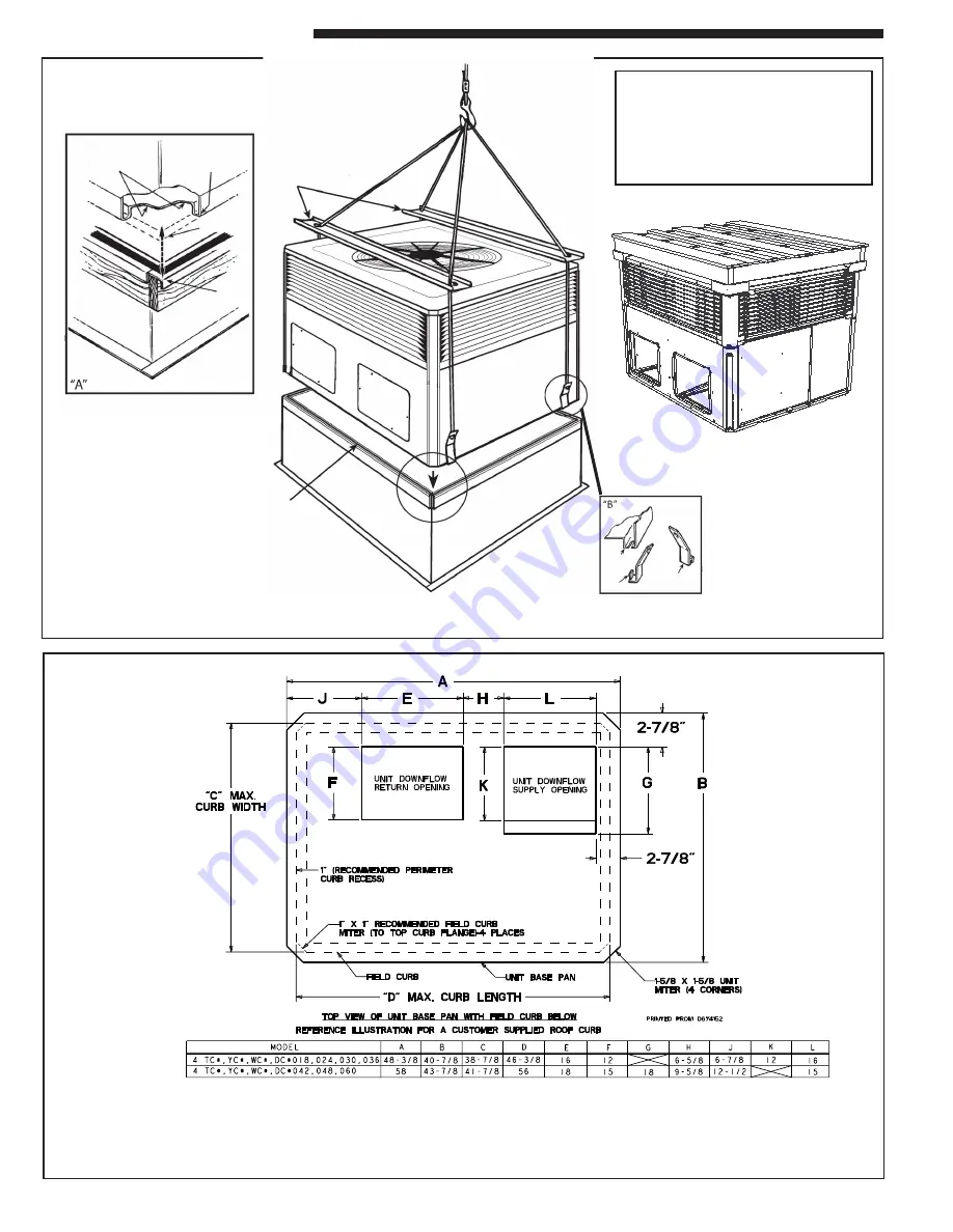 Trane 4YCZ6036A Installer'S Manual Download Page 14