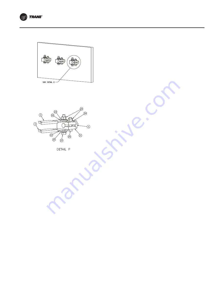 Trane Adaptive Frequency VFDB Installation, Operation And Maintenance Manual Download Page 44