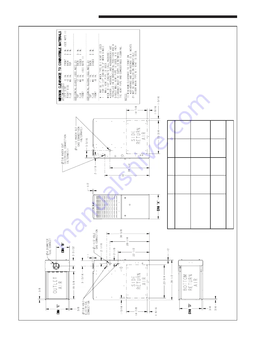 Trane ADD2B060A9V3VA Installer'S Manual Download Page 4