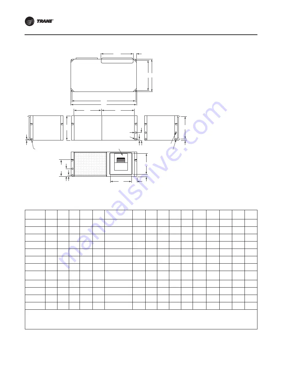 Trane Axiom EXH018 Installation And Maintenance Manual Download Page 18