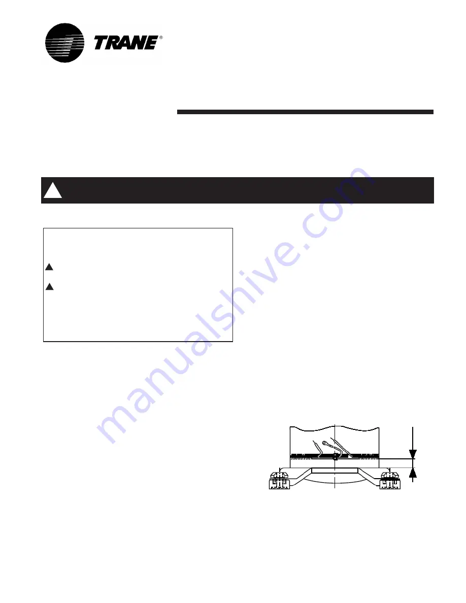 Trane BAYLOAMM003A Installer'S Manual Download Page 1